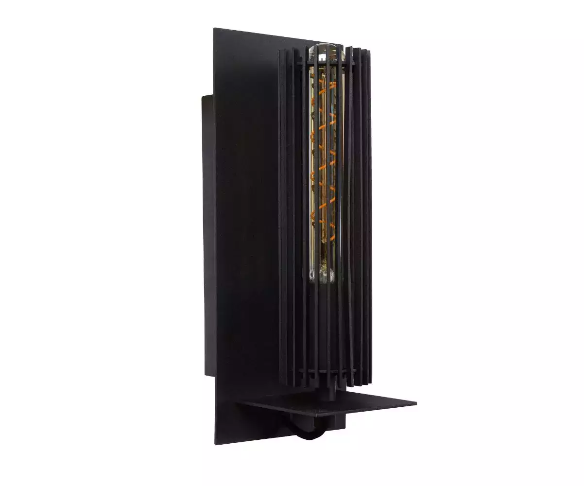 Applique murale Spica en métal noir pour intérieur
