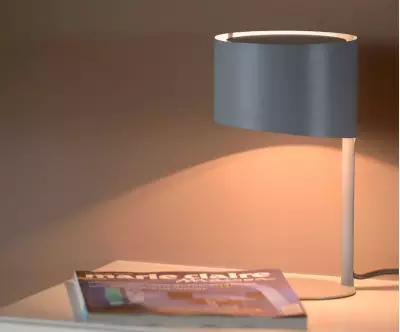 Lampe Arcturus en métal gris souris