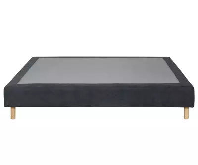 Sommier tapissier 2 couchages Senesi bleu avec pieds en option