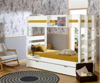 Etagère à barreau sur lit superposé