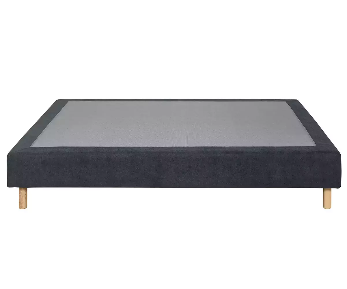 Sommier tapissier gris anthracite