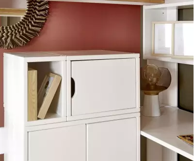 Niche et caisson Milos blanc