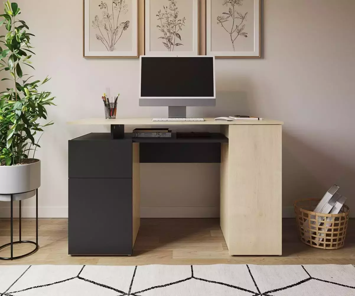 Bureau Caral avec grand espace de travail