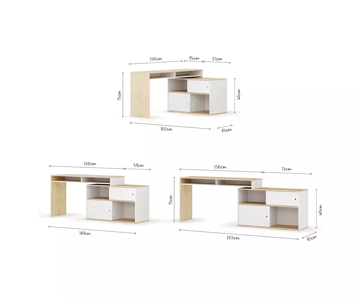 Dimensions bureau Isonoé