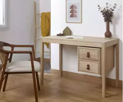 Bureau 2 tiroirs Notos