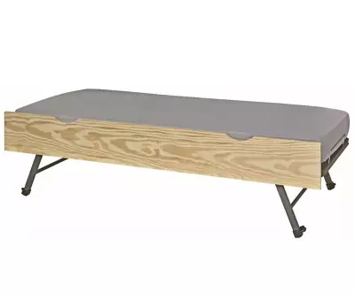 Sommier gigogne brut avec matelas en option