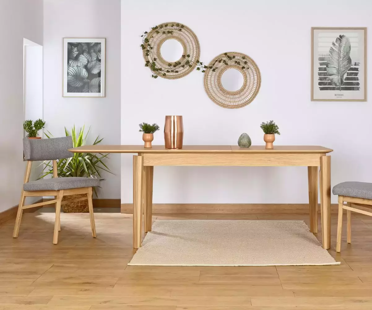 Table extensible Kutta placage chene massif