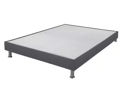 Sommier tapissier gris anthracite