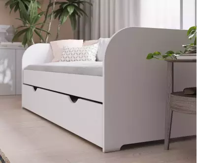 Lit banquette blanc
