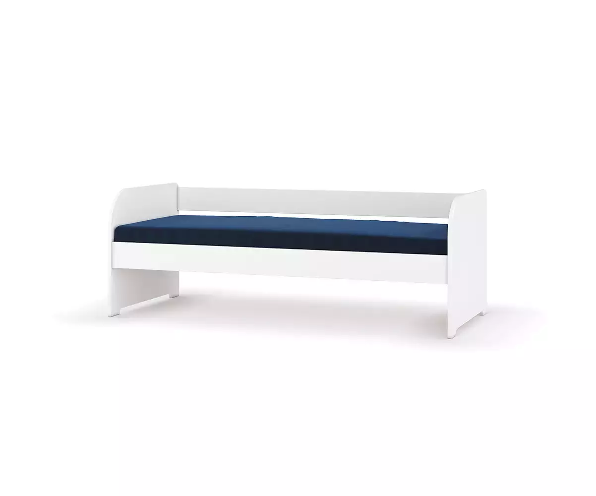 Lit banquette Flocon blanc avec matelas