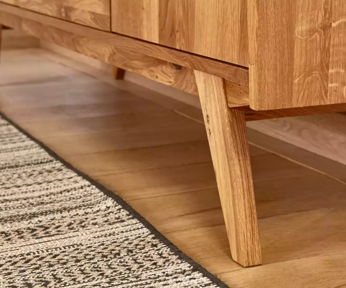 Zoom pieds commode 5 tiroirs Kalice