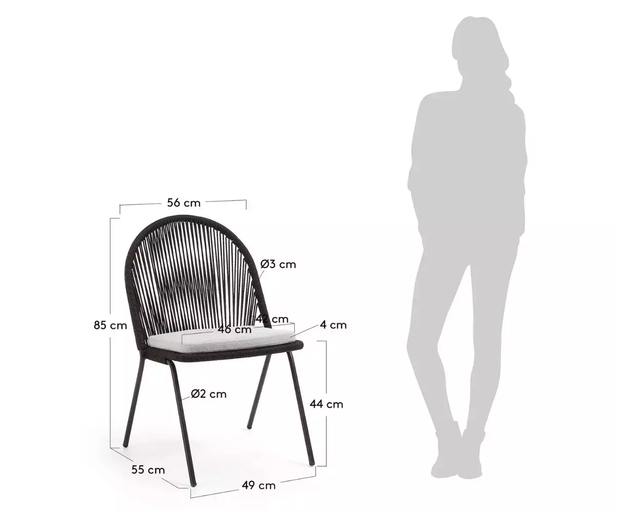 Dimensions Chaise Gaia