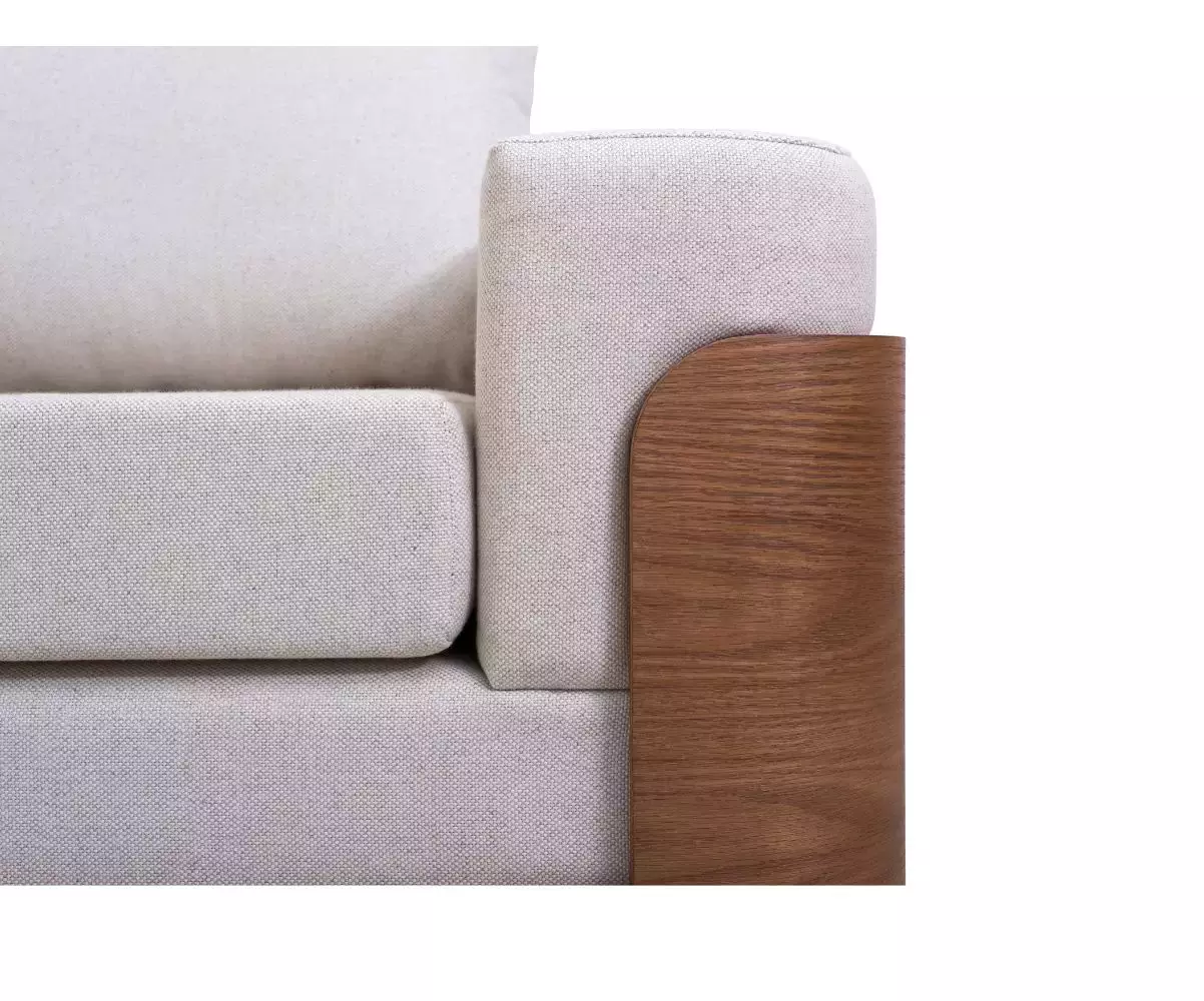 Fauteuil avec structure en bois massif