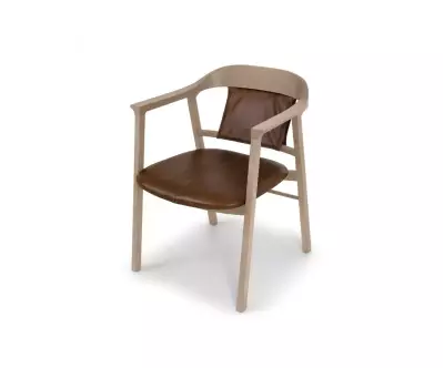 Chaise cuir Arquelis