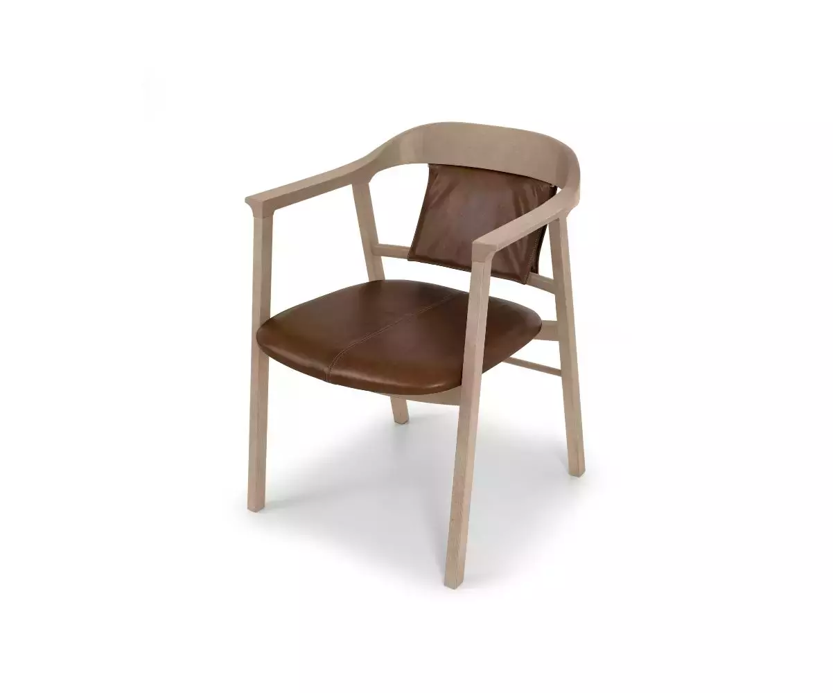 Chaise cuir Arquelis
