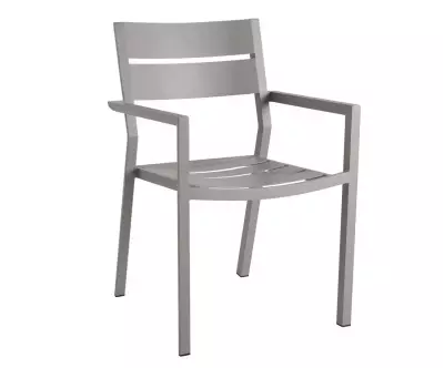 Fauteuil Biscarosse beige en métal