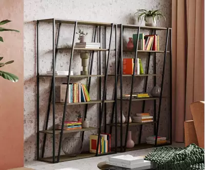 Bibliothèque Albi est faite de bois et de métal