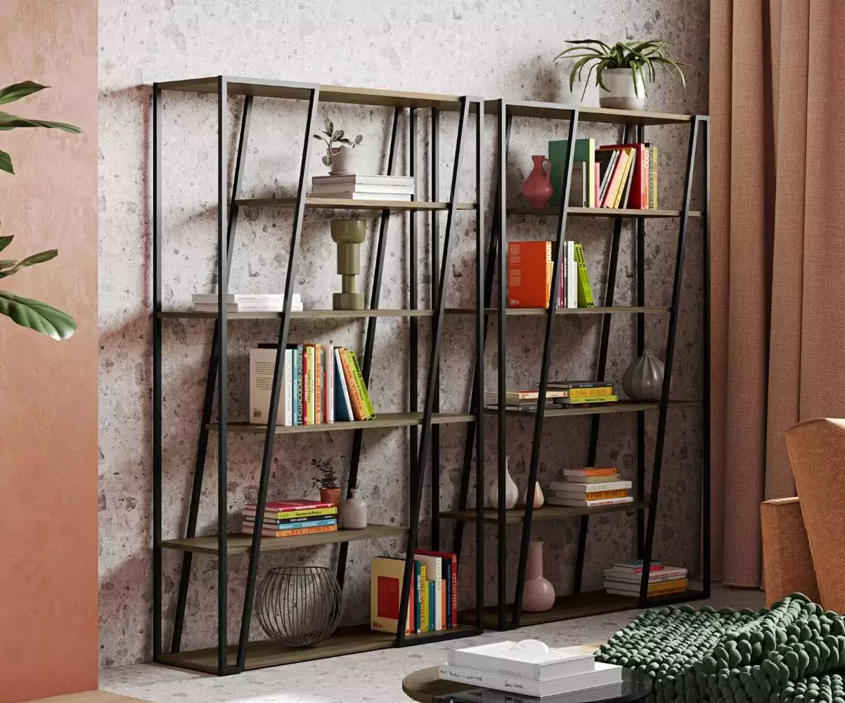 Bibliothèque Albi est faite de bois et de métal