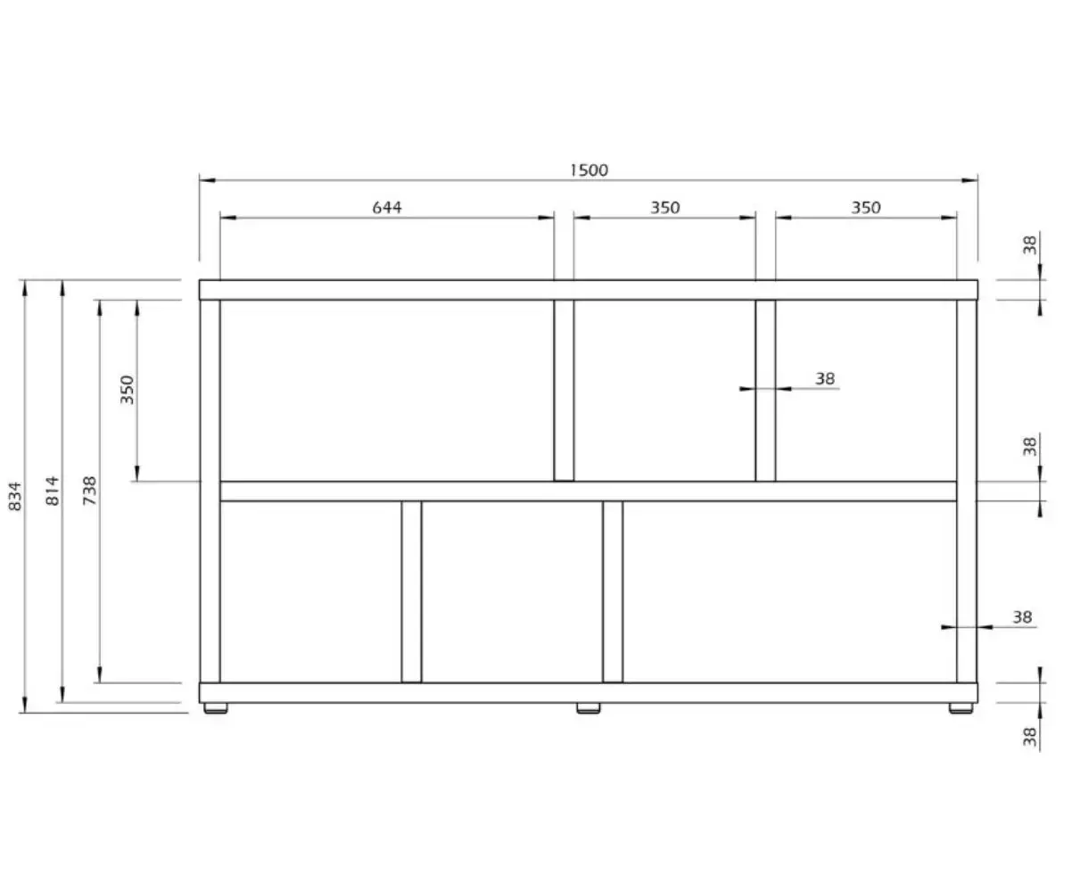Dimensions du Console Ursino