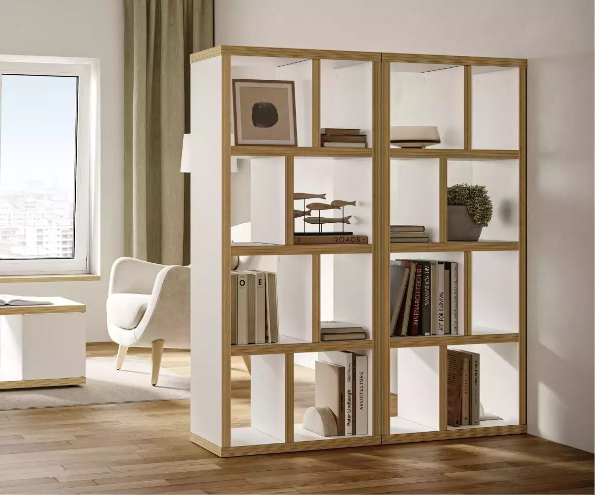 Bibliothèque Ursino est faite en bois