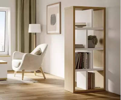 Bibliothèque Ursino a de multiples rangements alternés