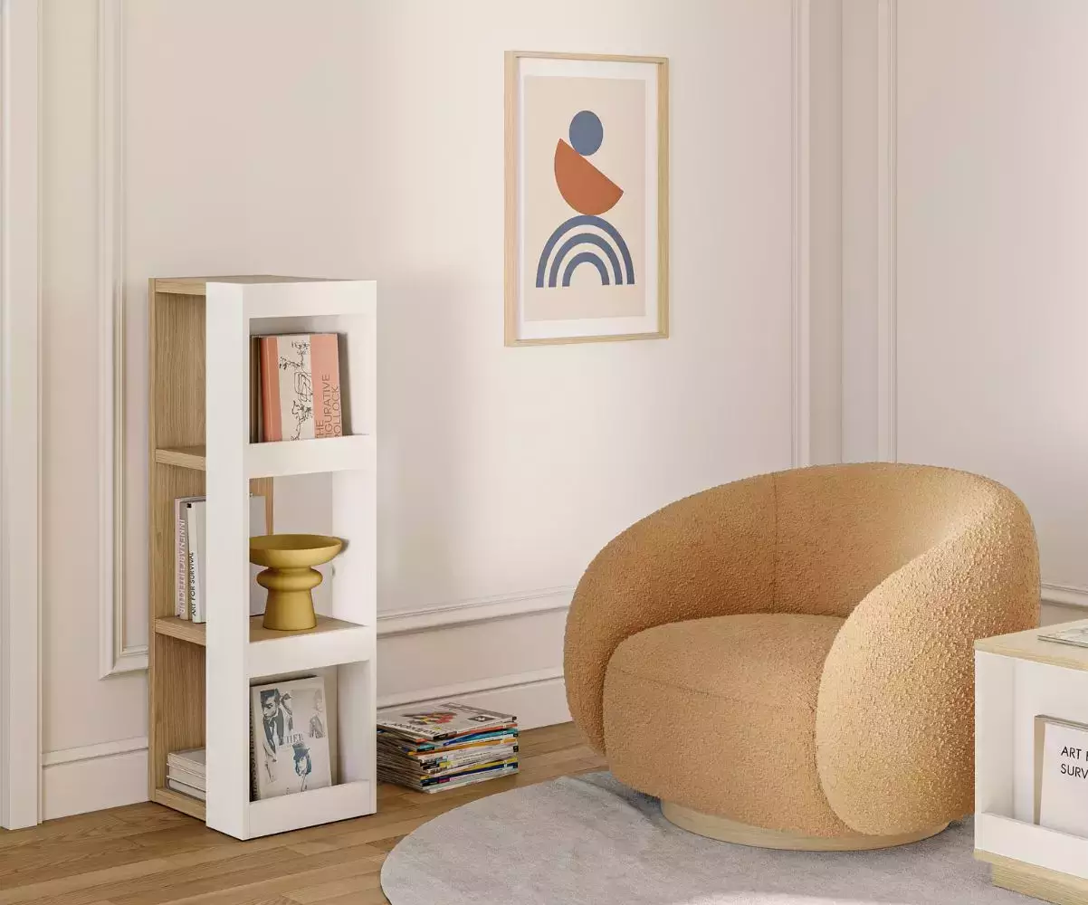Bibliothèque Ella respire la pureté