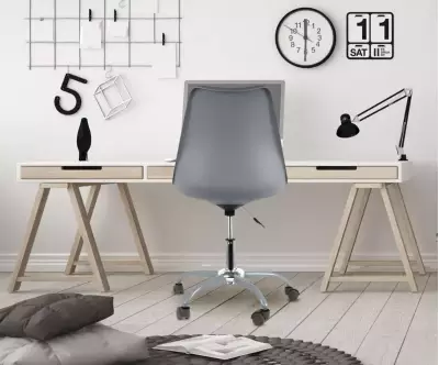 Chaise de bureau grise