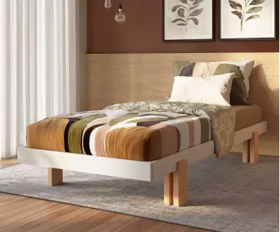 Lit peigne Keli en bois massif