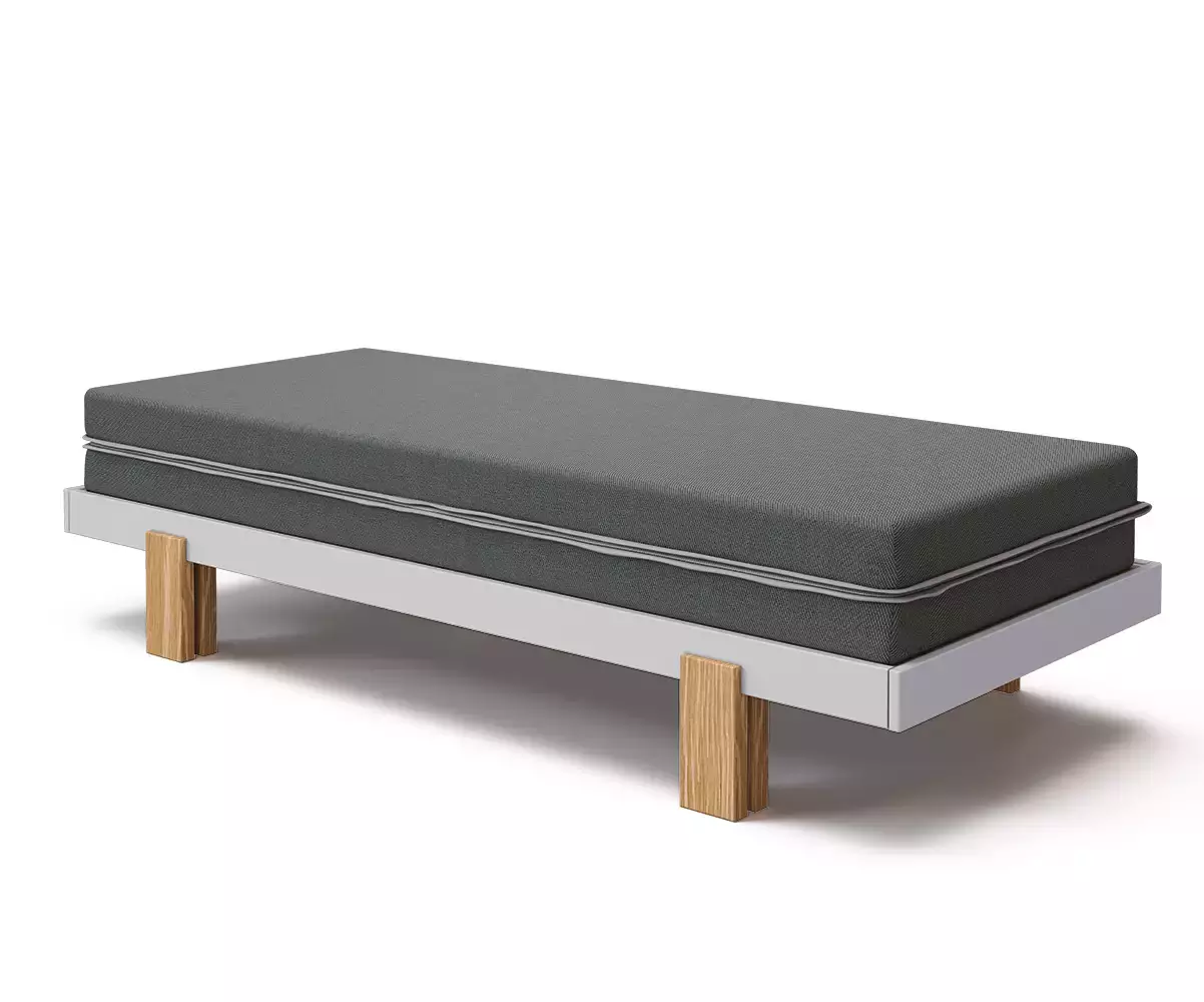 Lit extensible Keli fermé avec matelas inclus