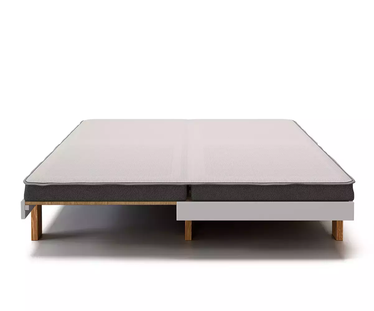 Lit extensible Keli ouvert avec matelas inclus