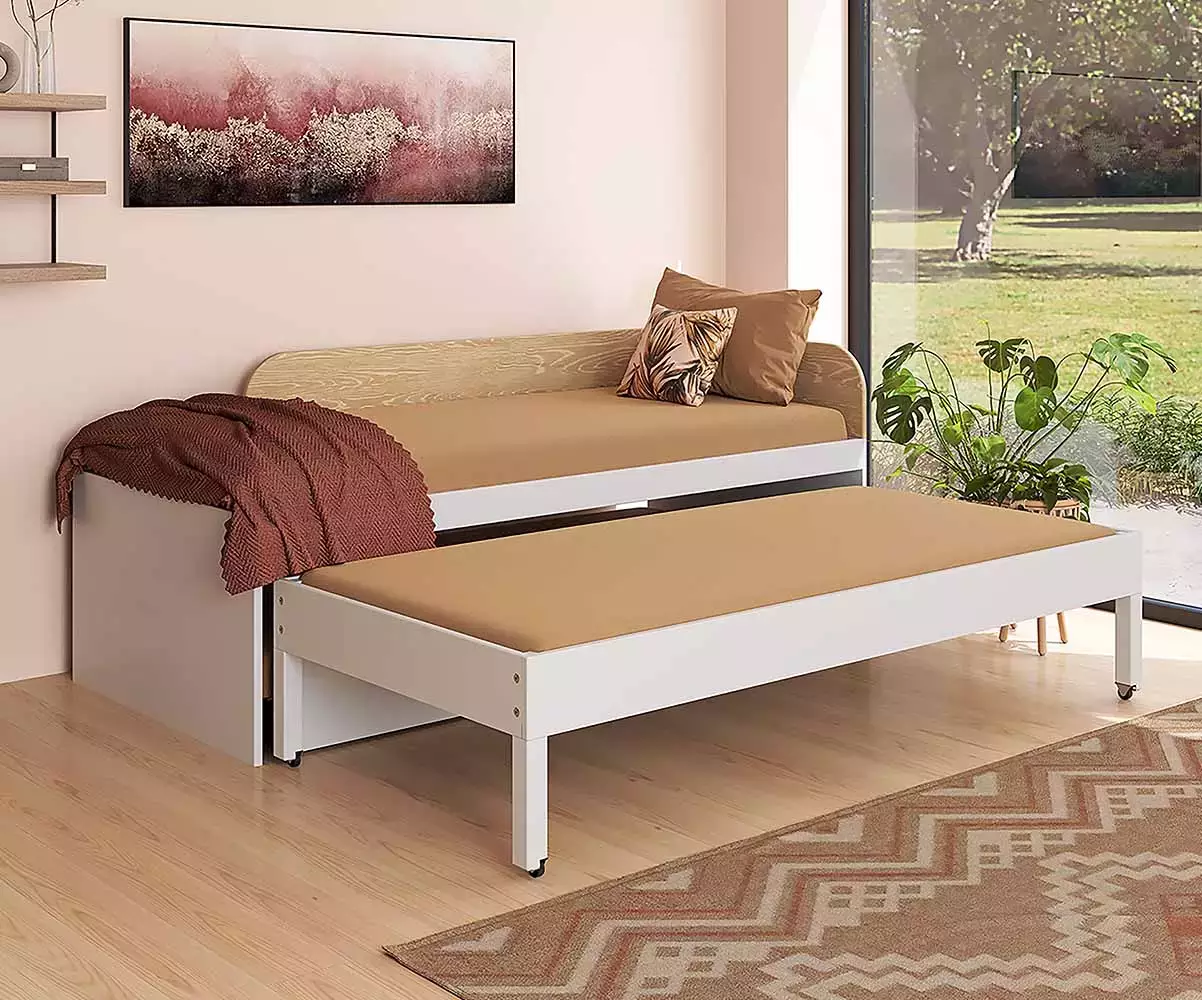 Lit Ludlow avec second couchage déplié et tiroir