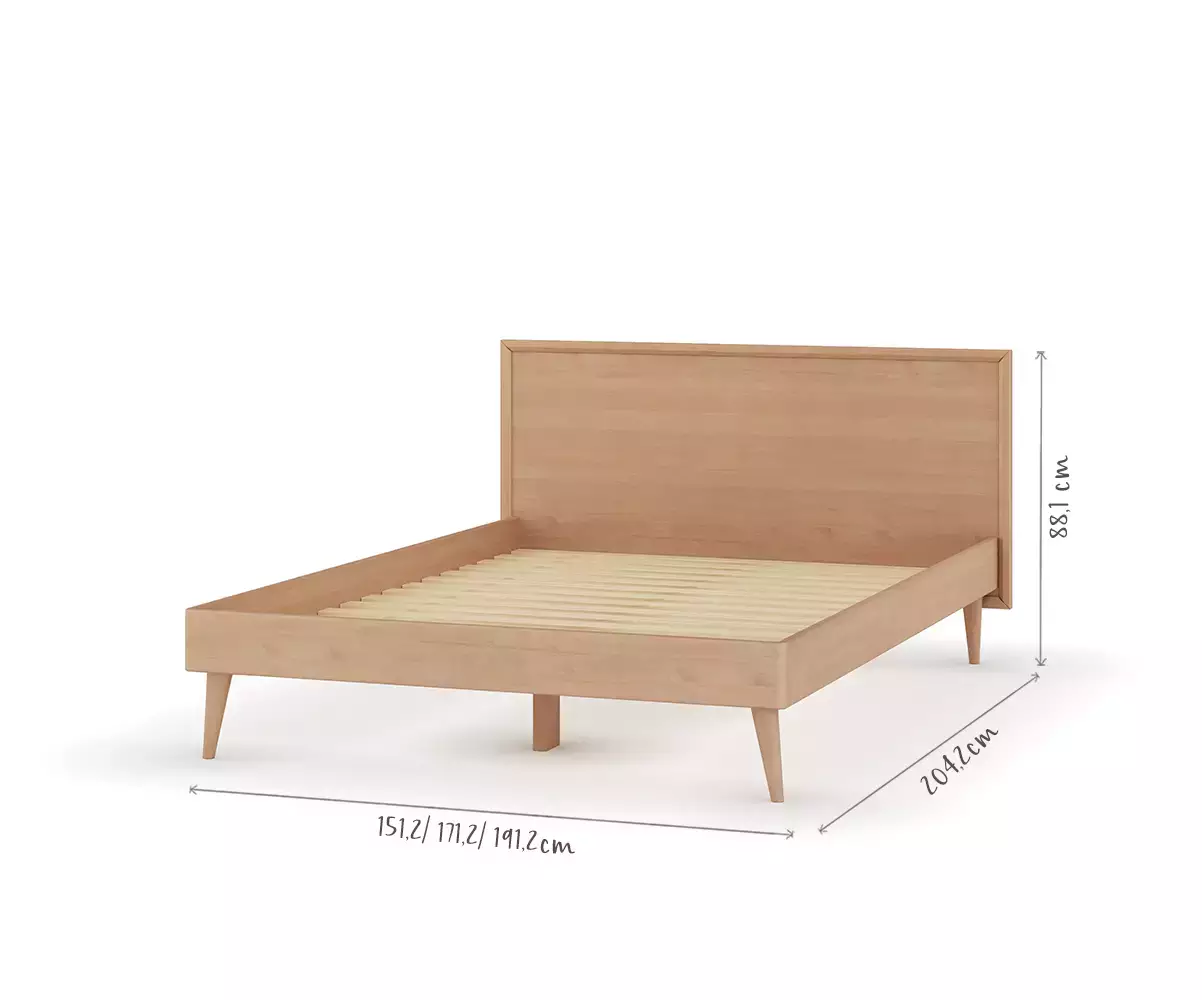 Dimensions du lit 2 places Galiote