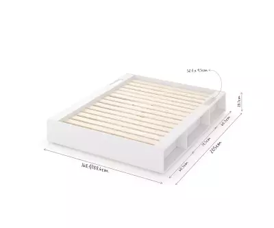 Dimensions lit double Keloa