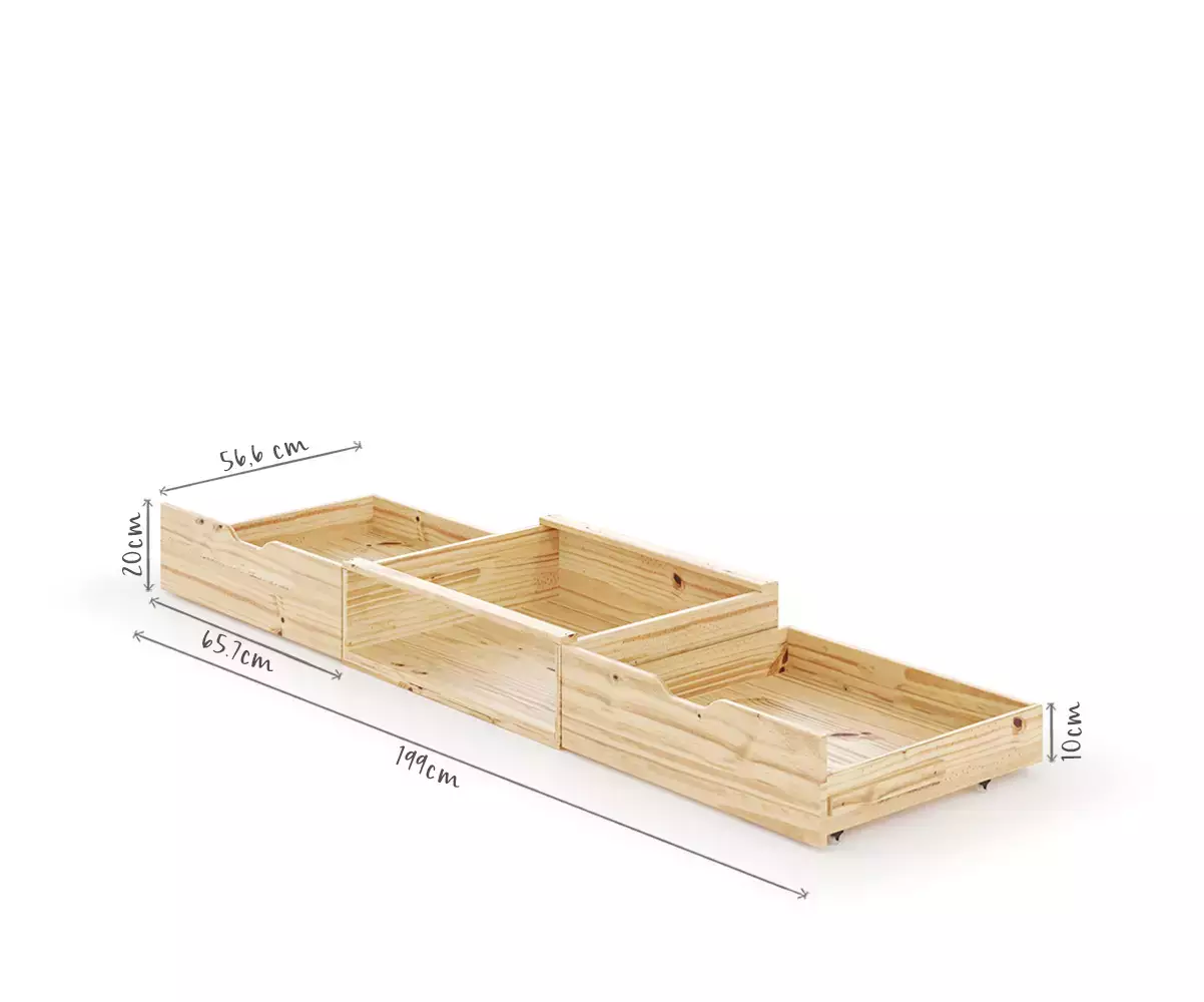 Dimensions rangements inclus Belokan
