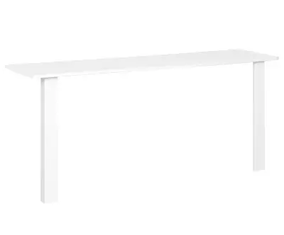 Bureau inclus avec le lit mezzanine blanc Abel