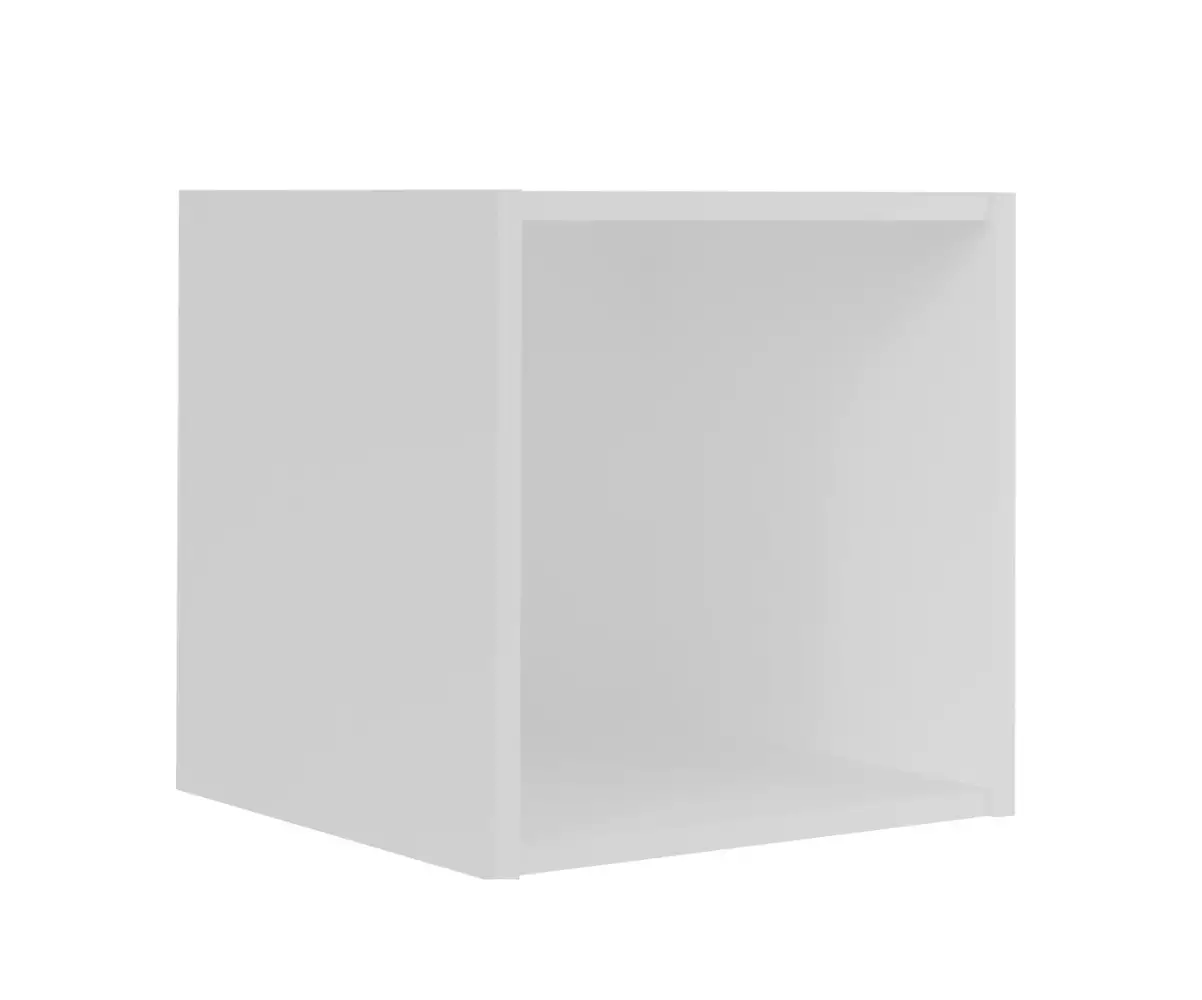 Meuble de rangement 1 case blanc