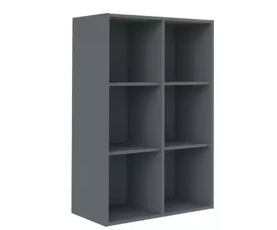 Meuble de rangement Manta gris anthracite