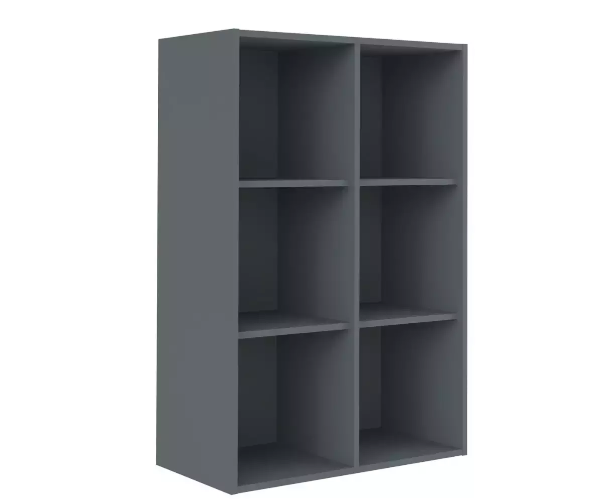 Meuble de rangement Manta gris anthracite