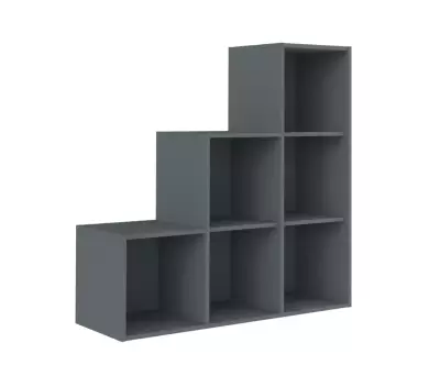 Meuble de rangement escalier Manta gris anthracite
