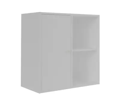 Porte 2 cases blanche