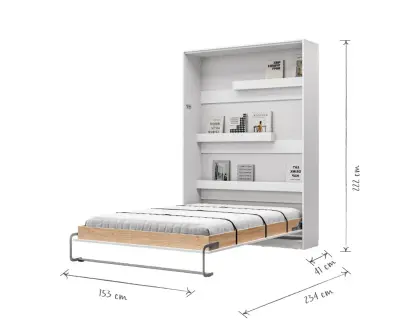 Lit Escamotable 2 Places Helios pour Adulte - Gain de Place