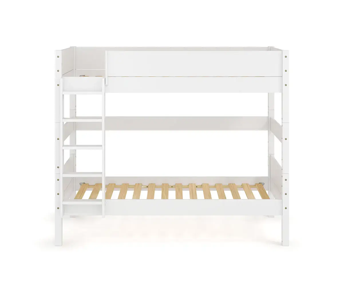 Lit superposé medium avec échelle grand côté Alto blanc