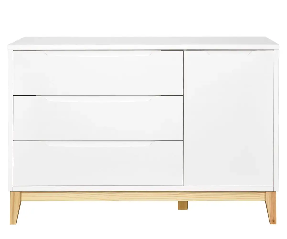 Commode 3 tiroirs + 1 placard