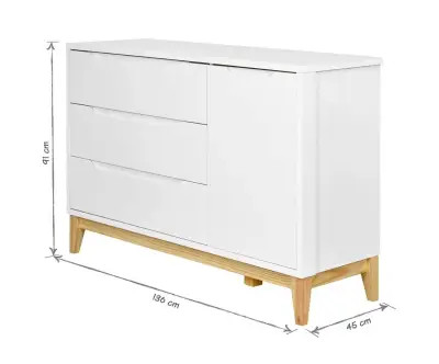 Dimensions commode Alizéa