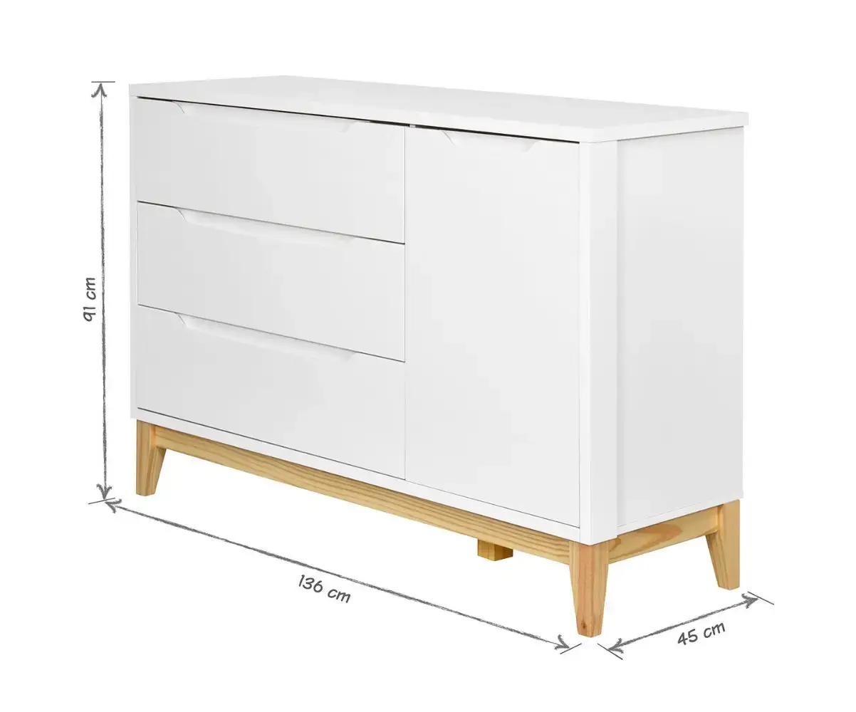 Dimensions commode Alizéa
