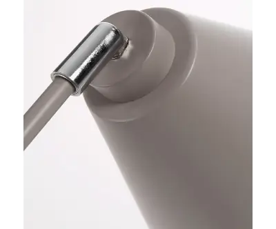 lampe a poser en métal gris