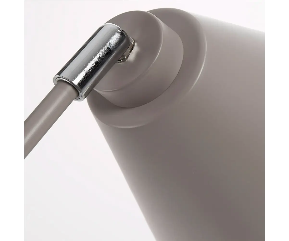 lampe a poser en métal gris