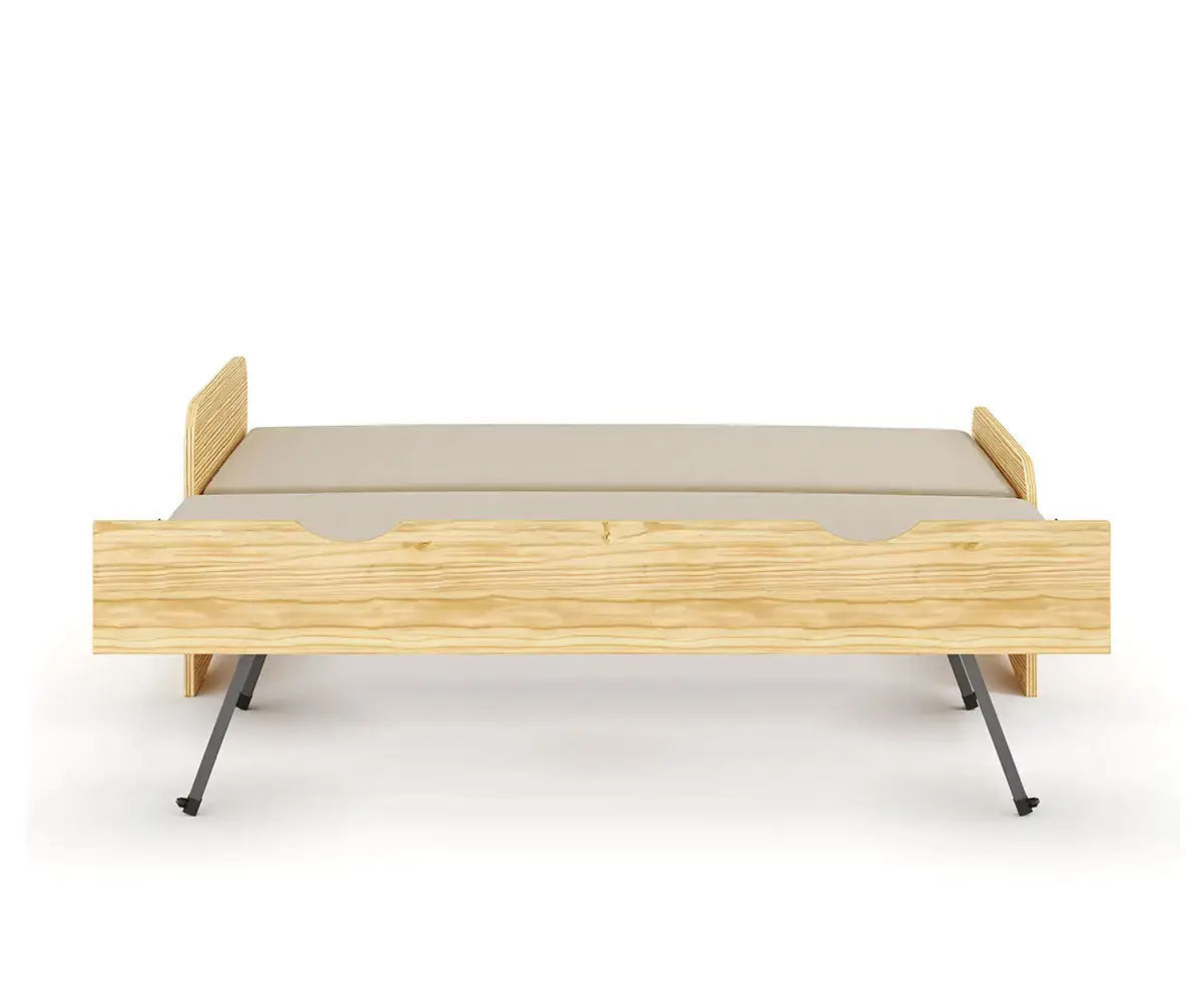 Lit gigogne Neo bois 2 couchages (matelas inclus)