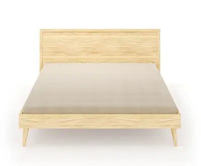 lit Meltem avec matelas en option bois naturel