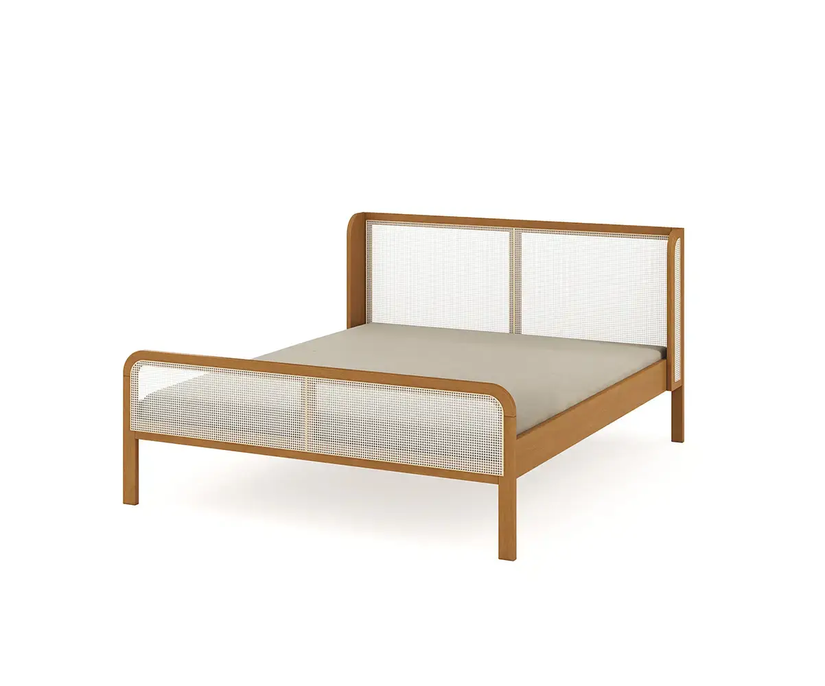 lit Yawl avec sommier inclus et matelas en option
